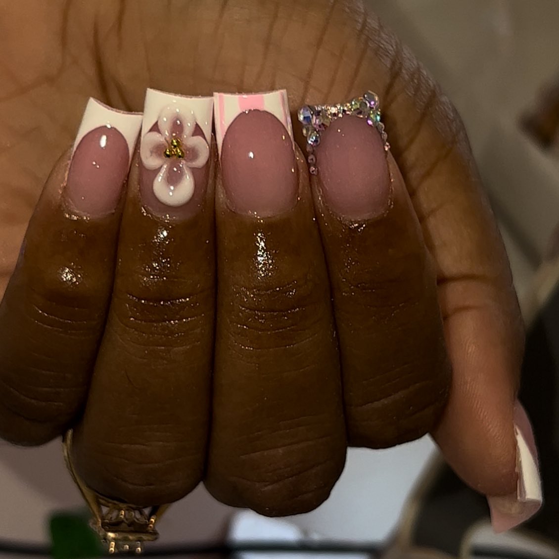 Acrylic nail art design